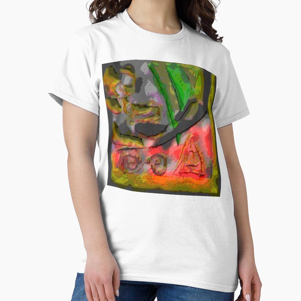Golden relics dark rough colorful geometric abstract - Adult & Kids T-Shirts, Sweatshirts & Hoodies apparel design preview 2