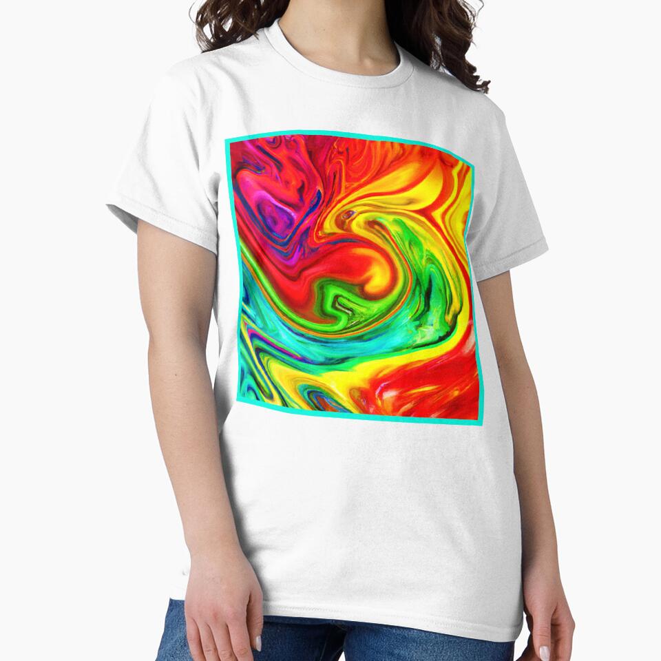 Vibrant Colorful Pattern by Health And Fitness Posts - Adult & Kids T-Shirts, Sweatshirts & Hoodies apparel design preview 2