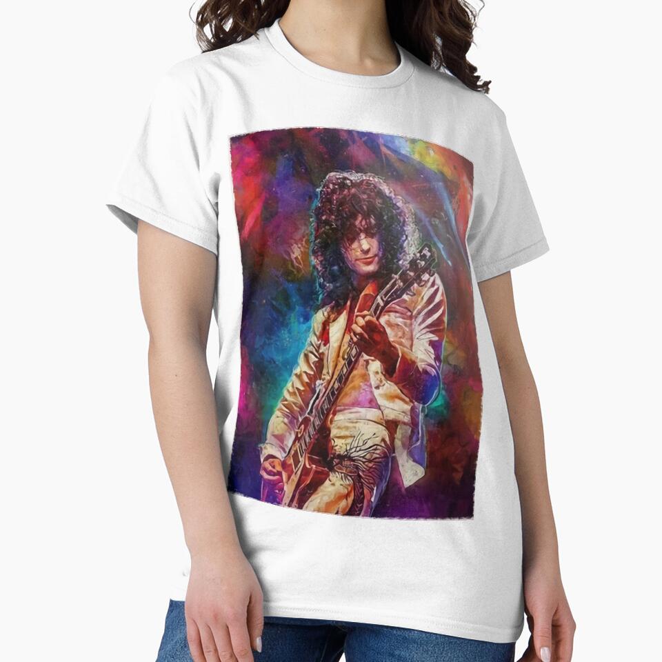 Jimmy Page by JorgeJteam - Adult & Kids T-Shirts, Sweatshirts & Hoodies apparel design preview 2