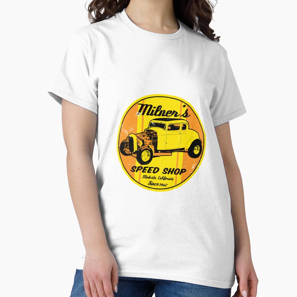 Milner Speed Shop Essential by HARPREET-24 - Adult & Kids T-Shirts, Sweatshirts & Hoodies apparel design preview 2