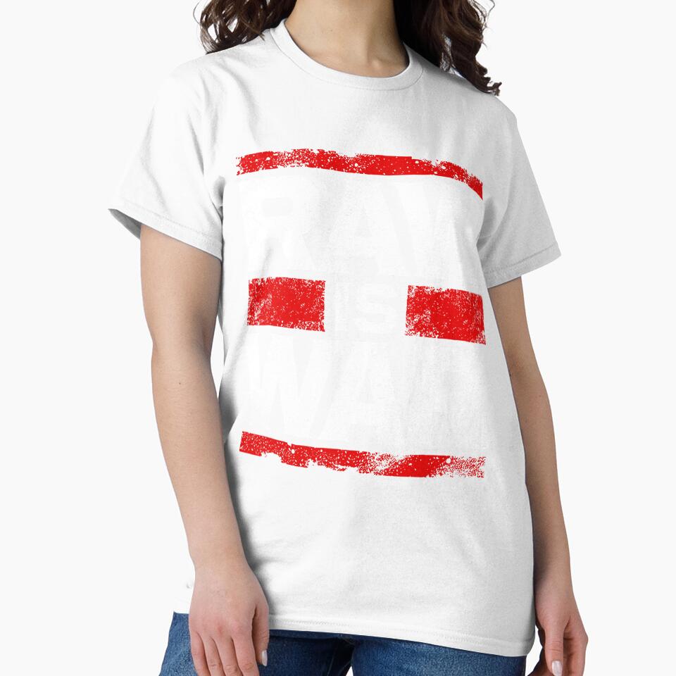 Raw is War Pro Wrestling Famous by Miarsabhoul - Adult & Kids T-Shirts, Sweatshirts & Hoodies apparel design preview 2
