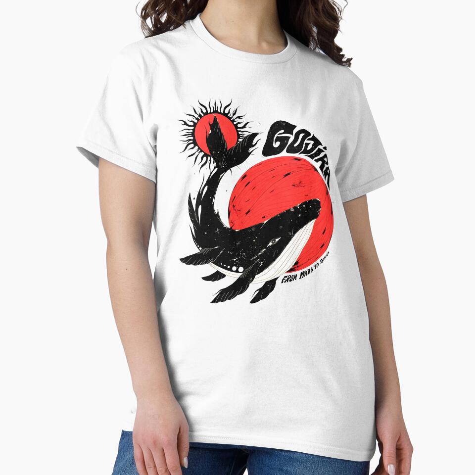 Cosmic Whale Eclipse Heavy Ocean Energy by delonahuty - Adult & Kids T-Shirts, Sweatshirts & Hoodies apparel design preview 2