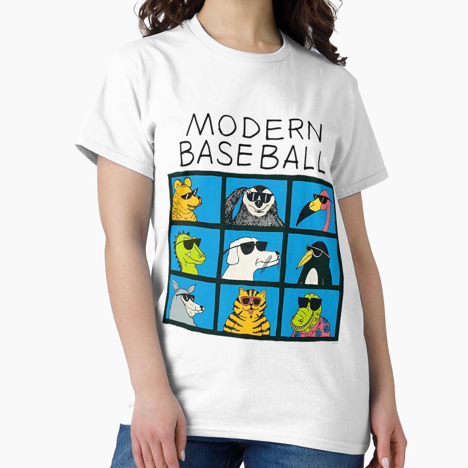 The Modern Baseball by TanDell - Adult & Kids T-Shirts, Sweatshirts & Hoodies apparel design preview 2