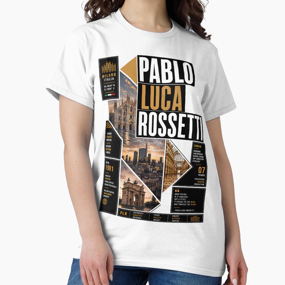 Pablo Luca Rossetti Milano Urban Style Street Wear by - Adult & Kids T-Shirts, Sweatshirts & Hoodies apparel design preview 2