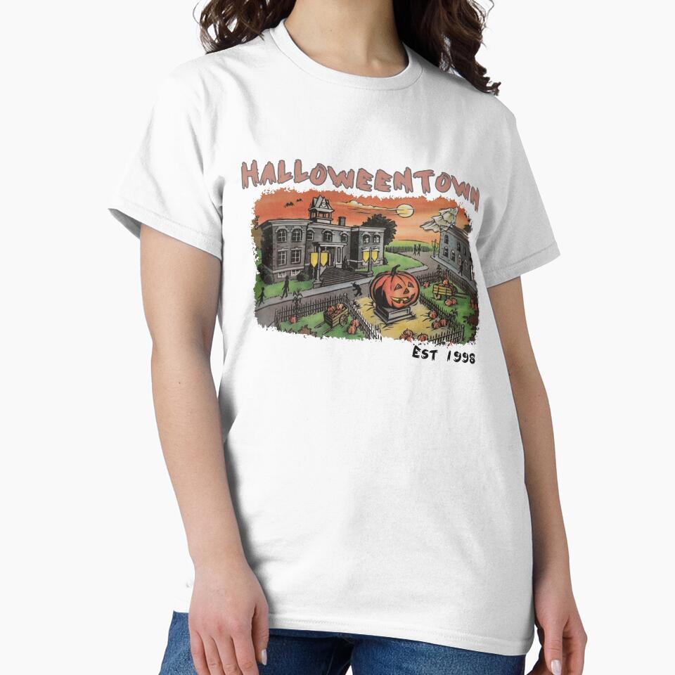 HalloweentownVintage Halloween ,Pumpkin, Crewneck, - Adult & Kids T-Shirts, Sweatshirts & Hoodies apparel design preview 2