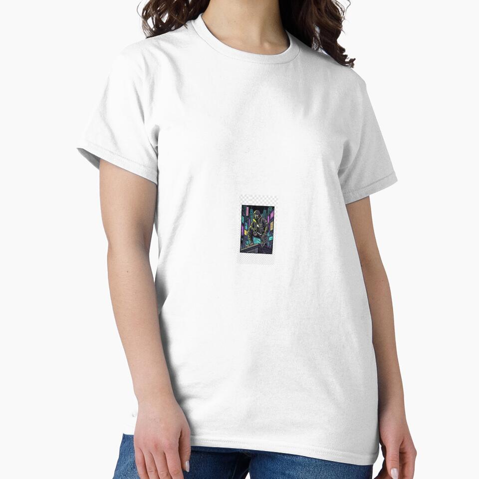 Futuristic Neo-Urban Pathfinder by deepredbubble - Adult & Kids T-Shirts, Sweatshirts & Hoodies apparel design preview 2