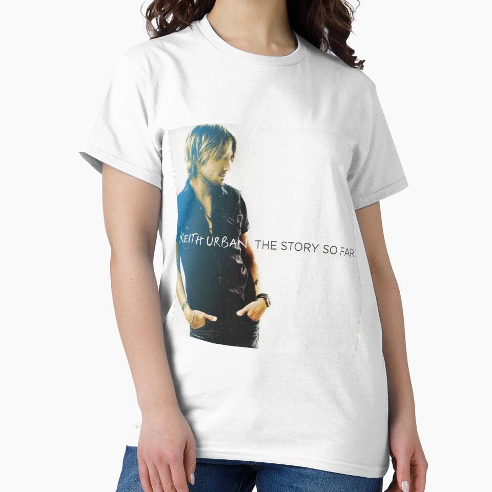 Keith Urban The story so far by fieldsmarc - Adult & Kids T-Shirts, Sweatshirts & Hoodies apparel design preview 2