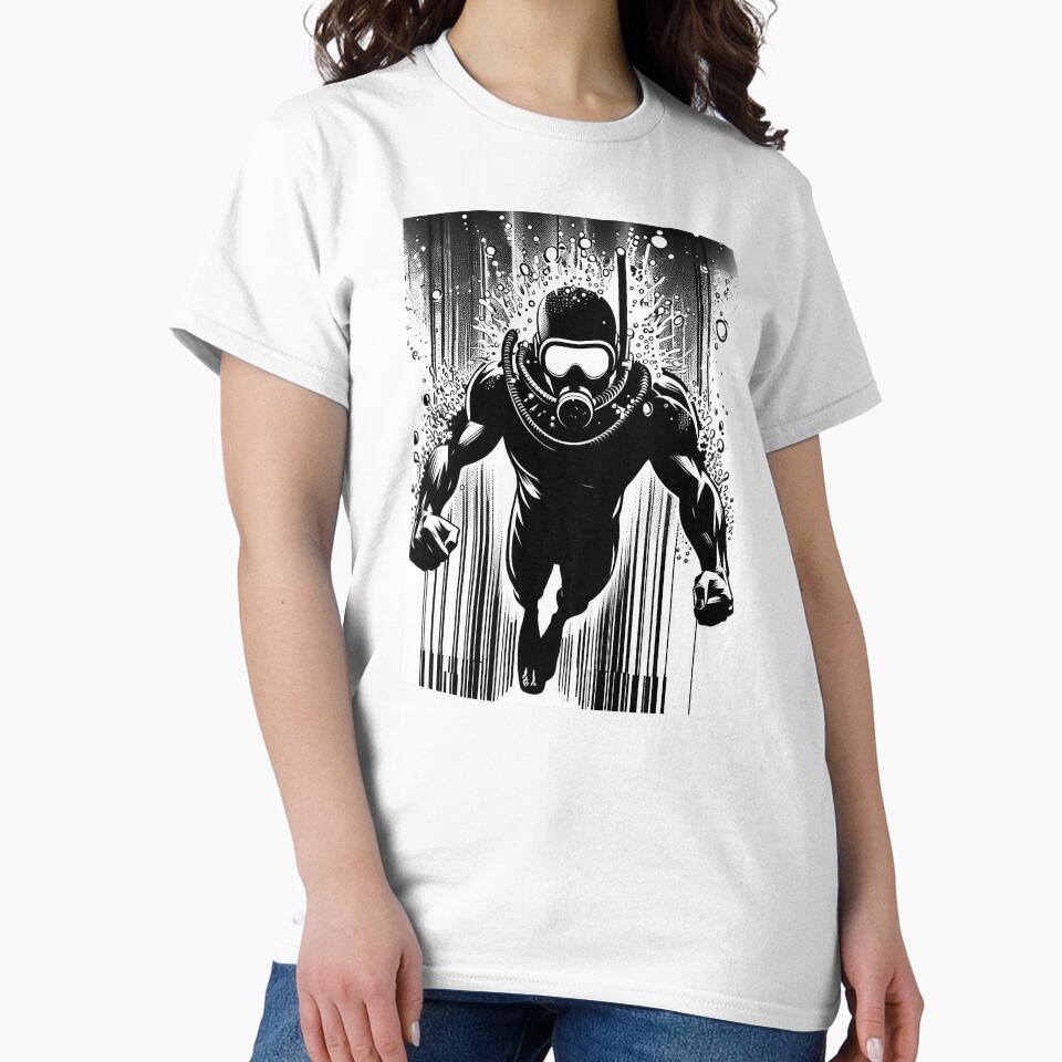 Diver by Pet-Z - Adult & Kids T-Shirts, Sweatshirts & Hoodies apparel design preview 2