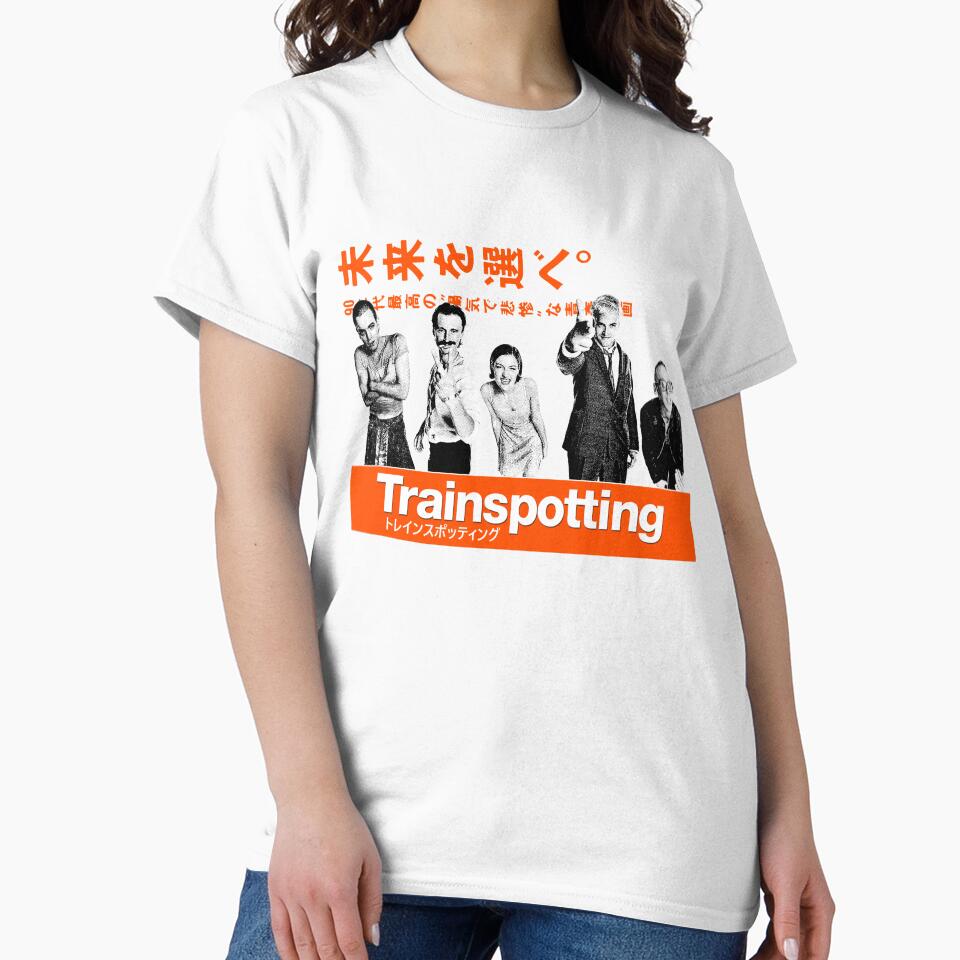 Trainspotting Movie Japan Style by fleapatterns - Adult & Kids T-Shirts, Sweatshirts & Hoodies apparel design preview 2