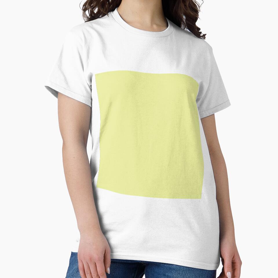 Plain Solid Color Light Green Yellow 2 by mimihuang - Adult & Kids T-Shirts, Sweatshirts & Hoodies apparel design preview 2