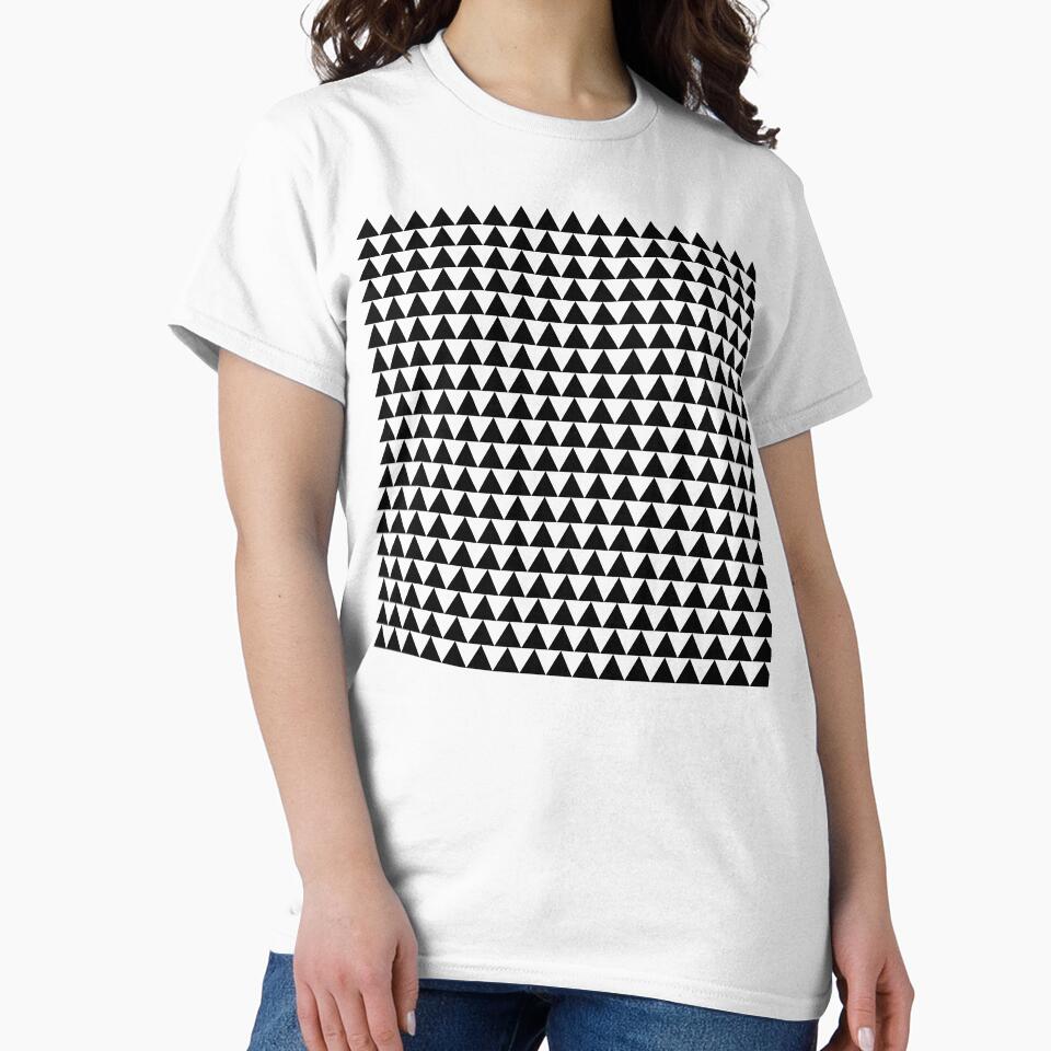 Triangle pattern black by Ray Loka - Adult & Kids T-Shirts, Sweatshirts & Hoodies apparel design preview 2