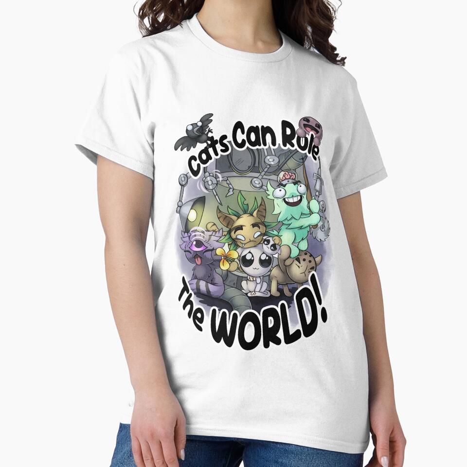 Mewgenics Stacy and Spewer by FennEric - Adult & Kids T-Shirts, Sweatshirts & Hoodies apparel design preview 2