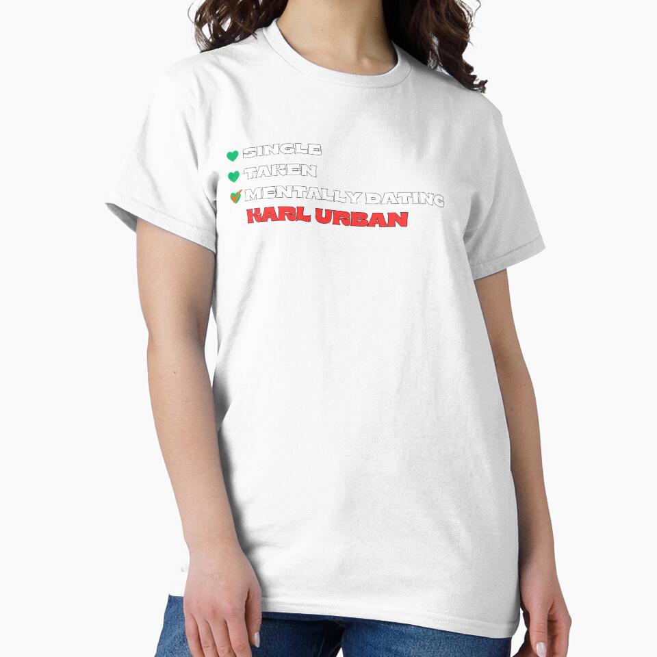 Mentally Dating Karl Urban White Fonts by - Adult & Kids T-Shirts, Sweatshirts & Hoodies apparel design preview 2