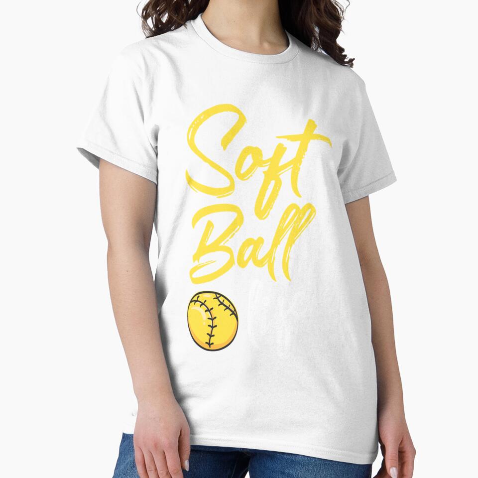 Softball Life Girls Fastpitch by RobertJayce - Adult & Kids T-Shirts, Sweatshirts & Hoodies apparel design preview 2
