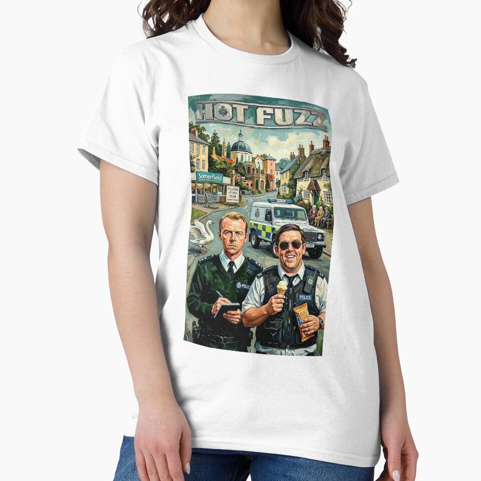 Hot Fuzz: For the Greater Good by Art's Diner - Adult & Kids T-Shirts, Sweatshirts & Hoodies apparel design preview 2