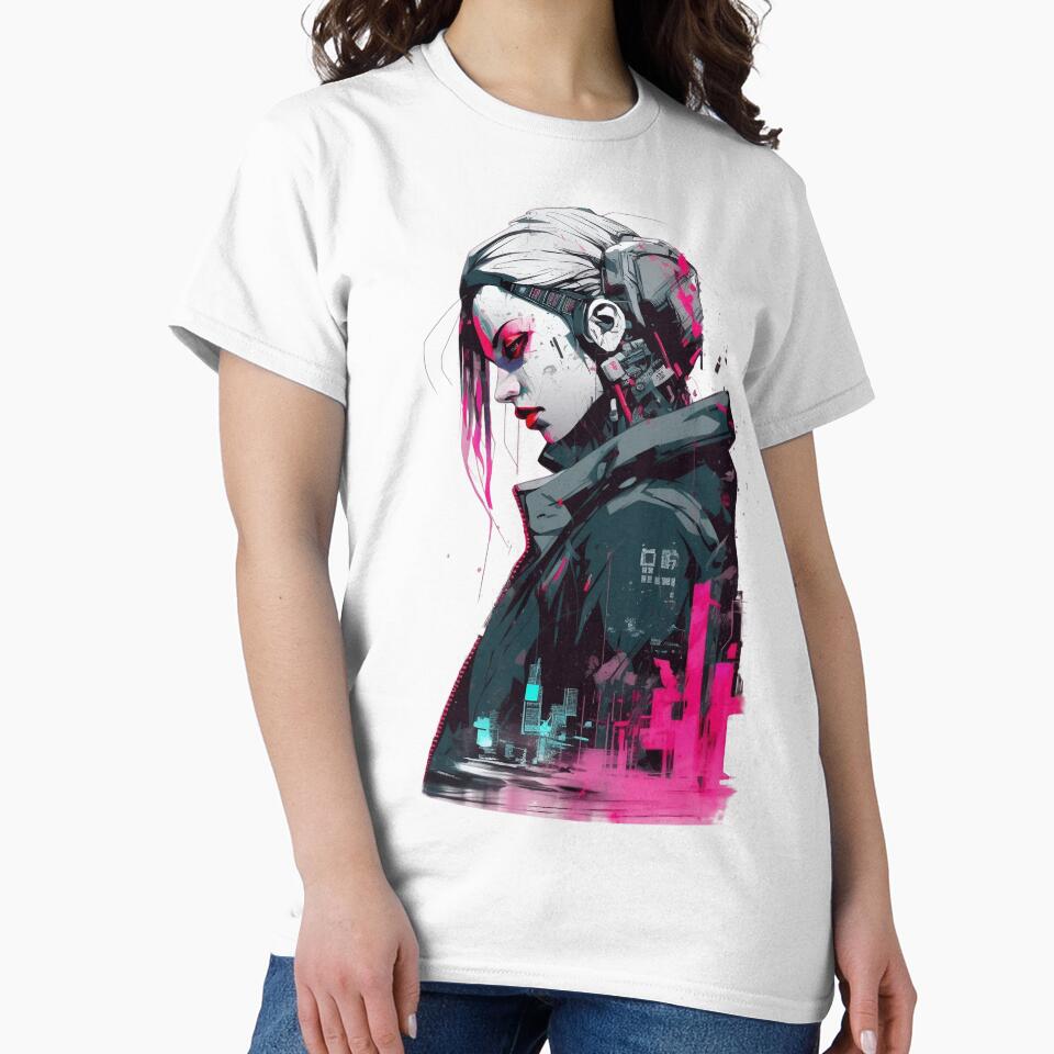 Cyberpunk by Hikiversity - Adult & Kids T-Shirts, Sweatshirts & Hoodies apparel design preview 2