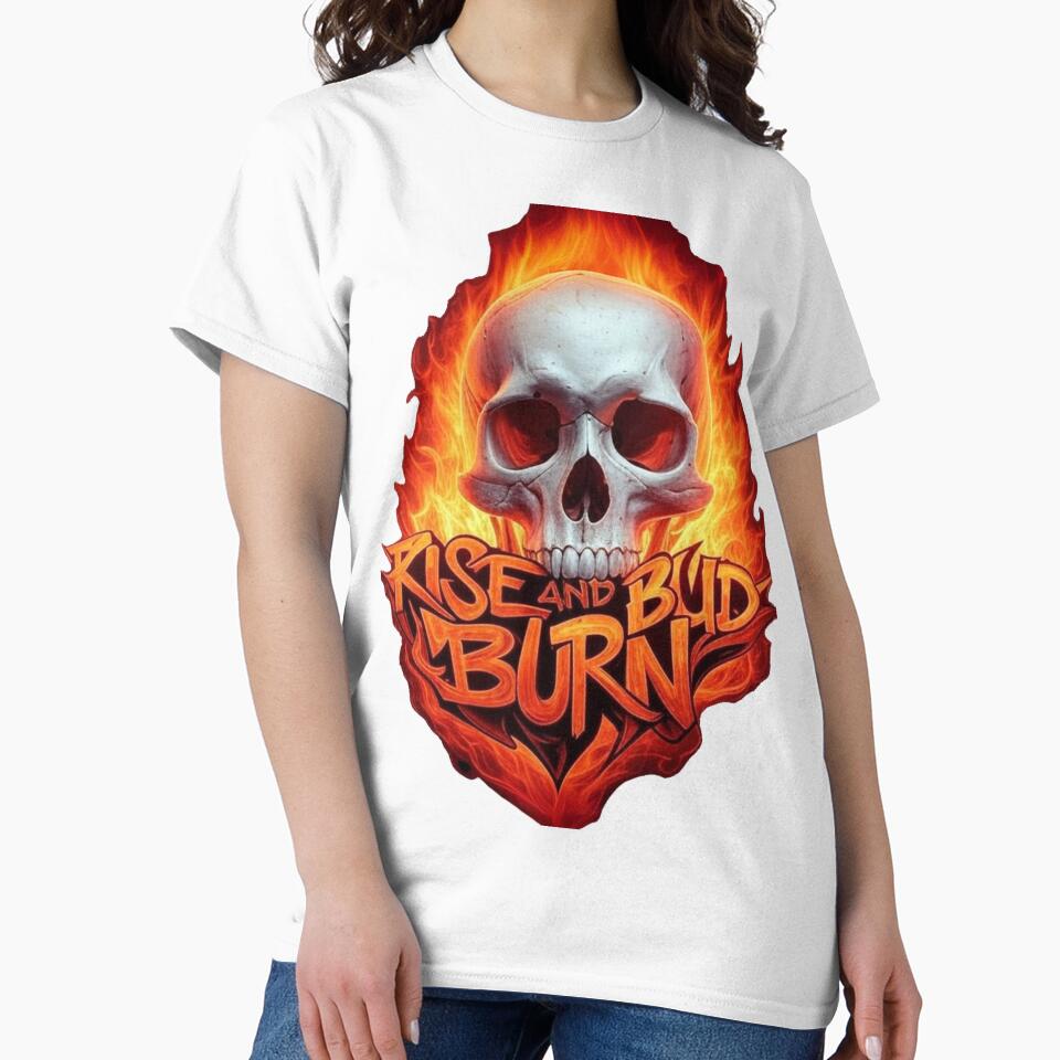 Rise and Bud Burn by Star Treatment - Adult & Kids T-Shirts, Sweatshirts & Hoodies apparel design preview 2