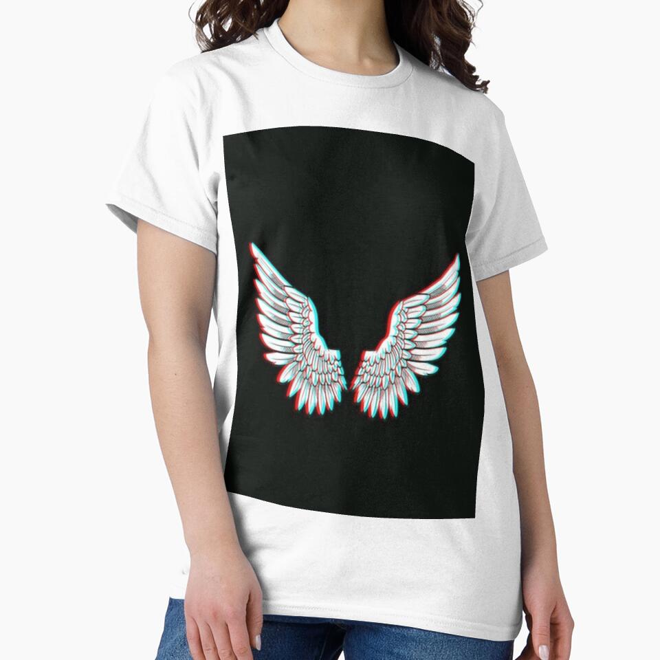 Wings by 0Expressions - Adult & Kids T-Shirts, Sweatshirts & Hoodies apparel design preview 2