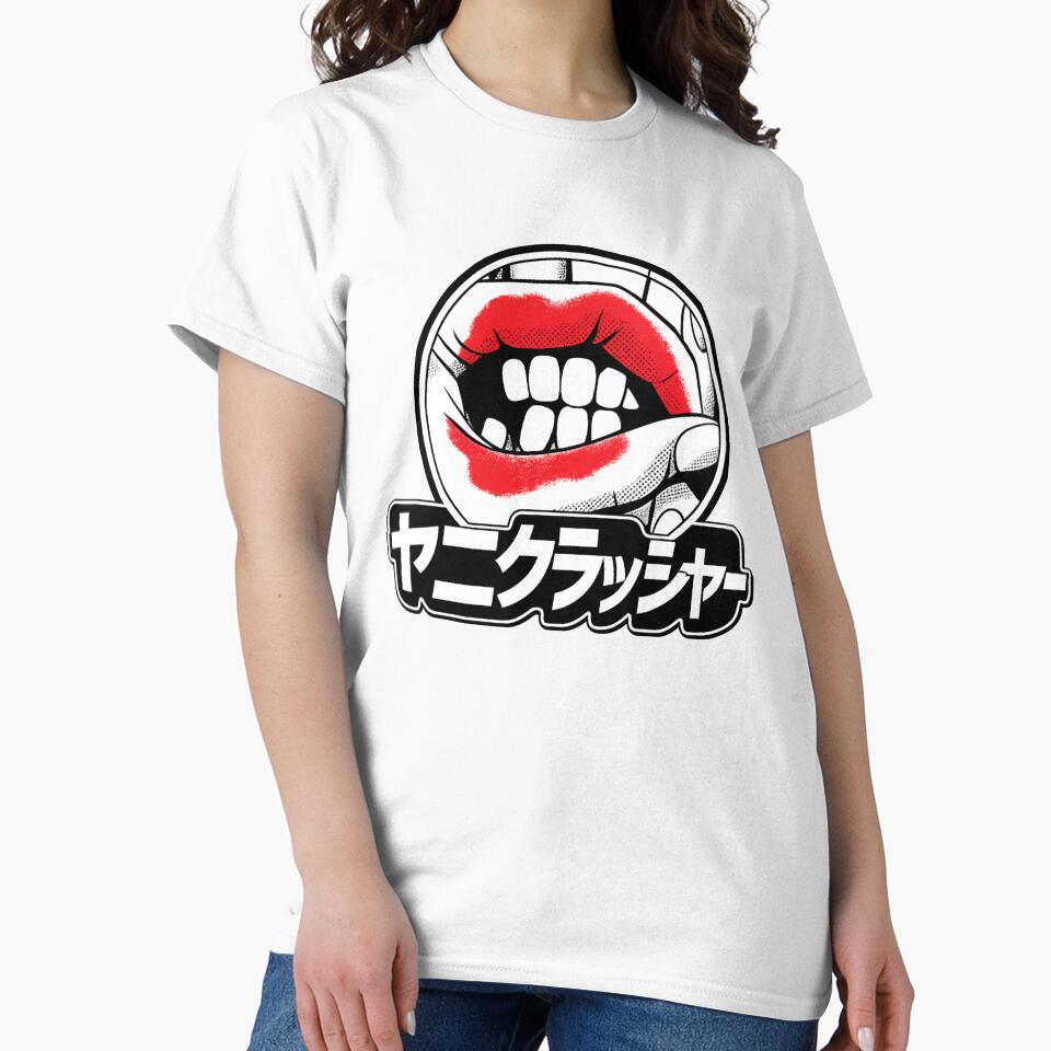 Anime Streetwear Screen-Print Mouth Hands Graphic - Adult & Kids T-Shirts, Sweatshirts & Hoodies apparel design preview 2