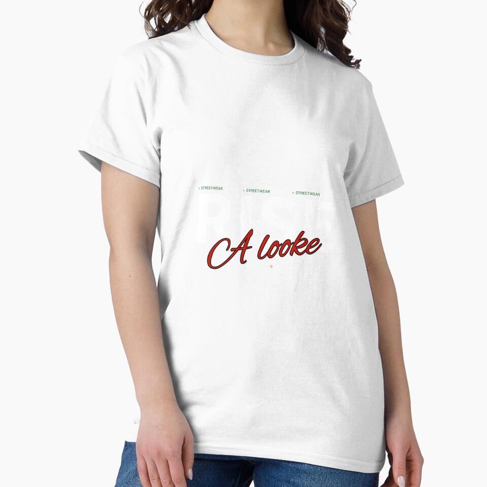 Rise A Look Urban Streetwear Typography Design by THE - Adult & Kids T-Shirts, Sweatshirts & Hoodies apparel design preview 2