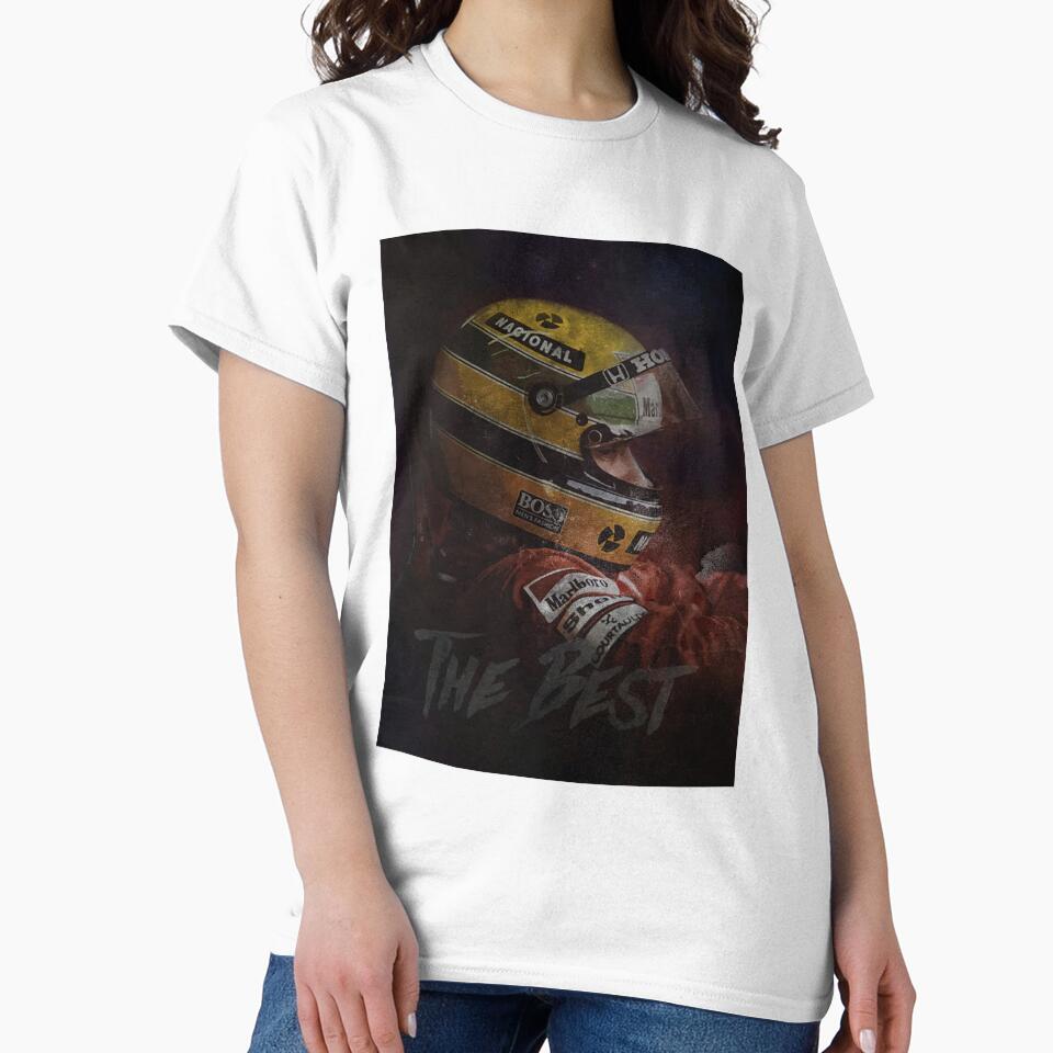 Wallpaper Ayrton Art by TiniClothing555 - Adult & Kids T-Shirts, Sweatshirts & Hoodies apparel design preview 2