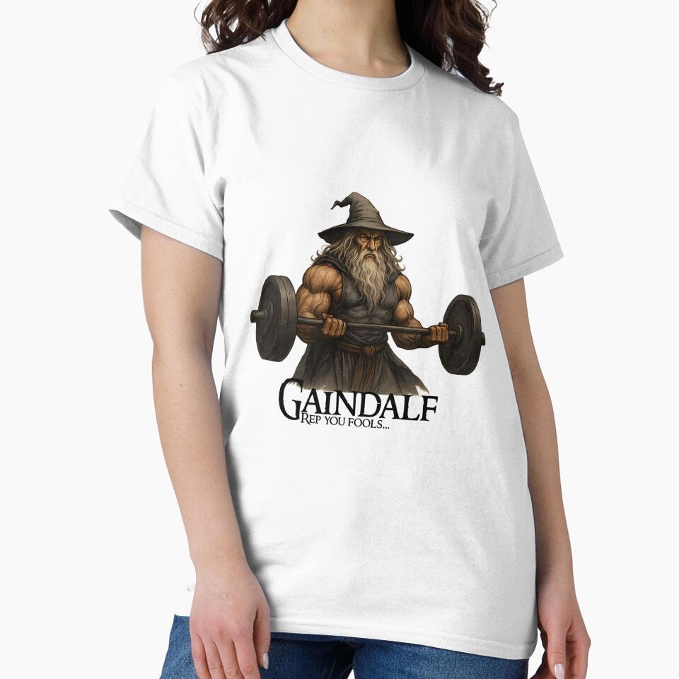 Gaindalf Rep You Fools by Katie makes Art - Adult & Kids T-Shirts, Sweatshirts & Hoodies apparel design preview 2