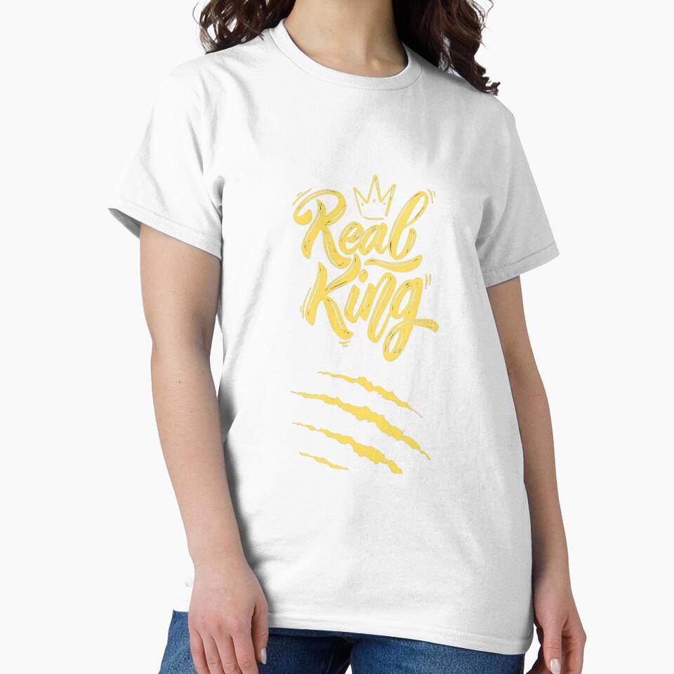 Real King Printed Graphic by KARSCORP - Adult & Kids T-Shirts, Sweatshirts & Hoodies apparel design preview 2
