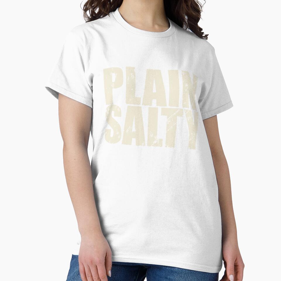 Plain Salty Vintage Gift by JulianoZn97 - Adult & Kids T-Shirts, Sweatshirts & Hoodies apparel design preview 2