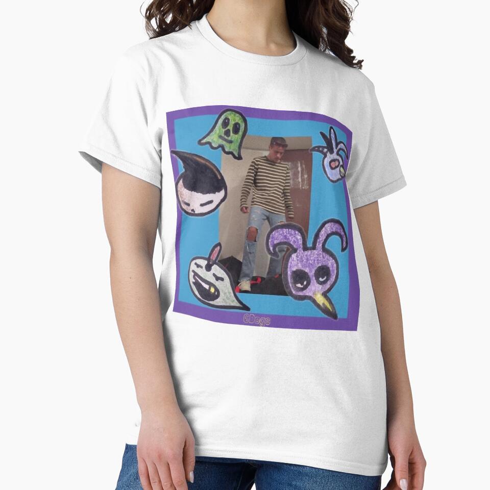 6 Dogs Album Cover by NicoleDavis01 - Adult & Kids T-Shirts, Sweatshirts & Hoodies apparel design preview 2