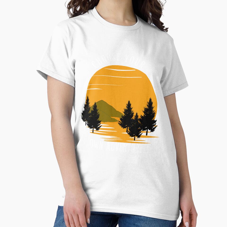 Sunset on a Lake by Hussein511 - Adult & Kids T-Shirts, Sweatshirts & Hoodies apparel design preview 2