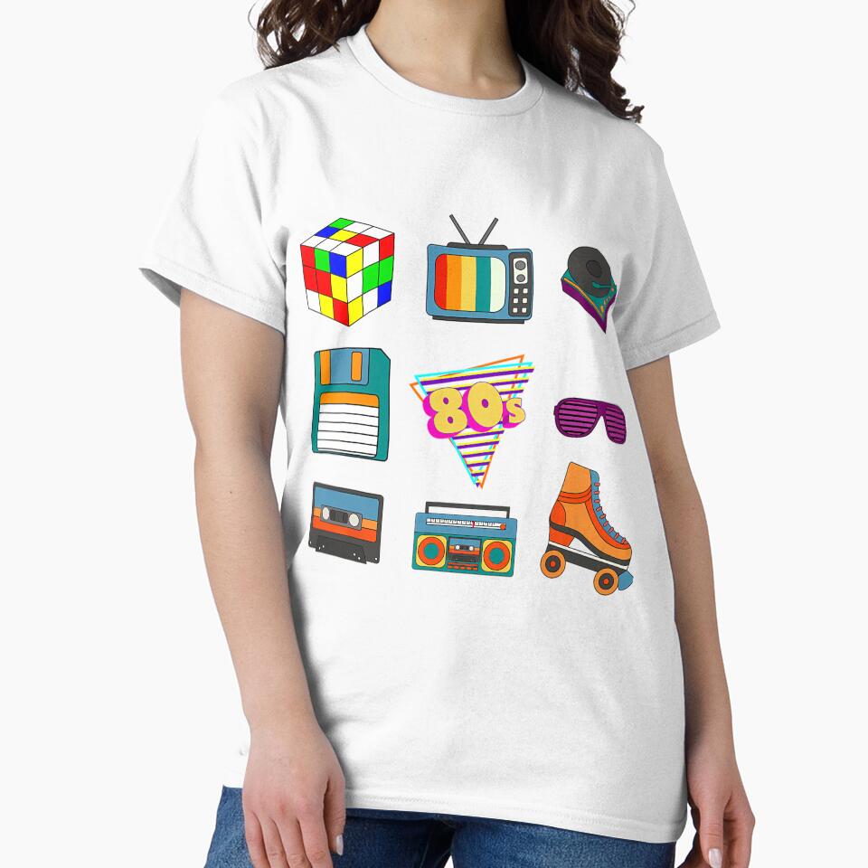 80's Retro Fashion Throwback Culture Disco Music - Adult & Kids T-Shirts, Sweatshirts & Hoodies apparel design preview 2