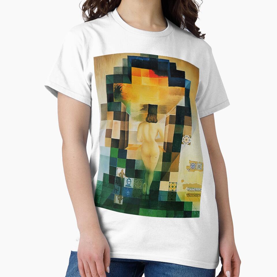 Lincoln in Dalivision by Salvador Dalí - Adult & Kids T-Shirts, Sweatshirts & Hoodies apparel design preview 2