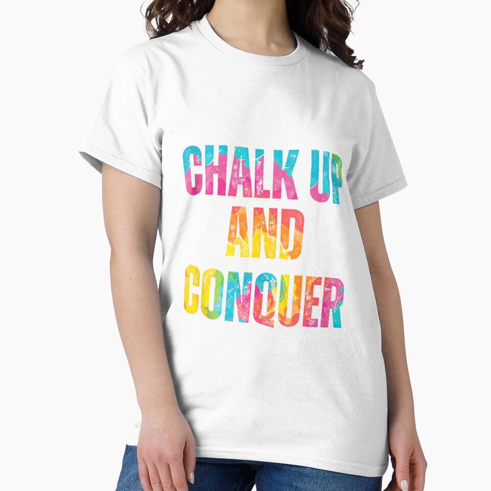 Boulderer Chalk Up And Conquer Bouldering by - Adult & Kids T-Shirts, Sweatshirts & Hoodies apparel design preview 2