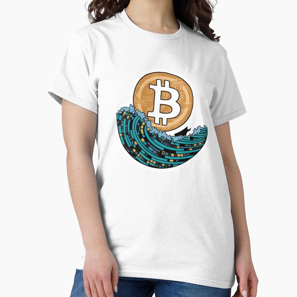 Bitcoin Daily Street Fit by RadDeck - Adult & Kids T-Shirts, Sweatshirts & Hoodies apparel design preview 2