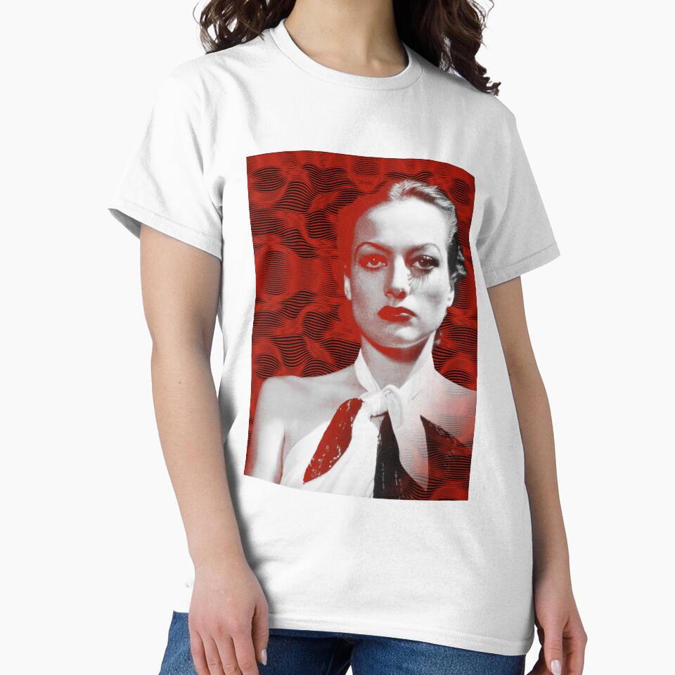 Manificent Joan Crawford by STYLE EXPRESSION - Adult & Kids T-Shirts, Sweatshirts & Hoodies apparel design preview 2