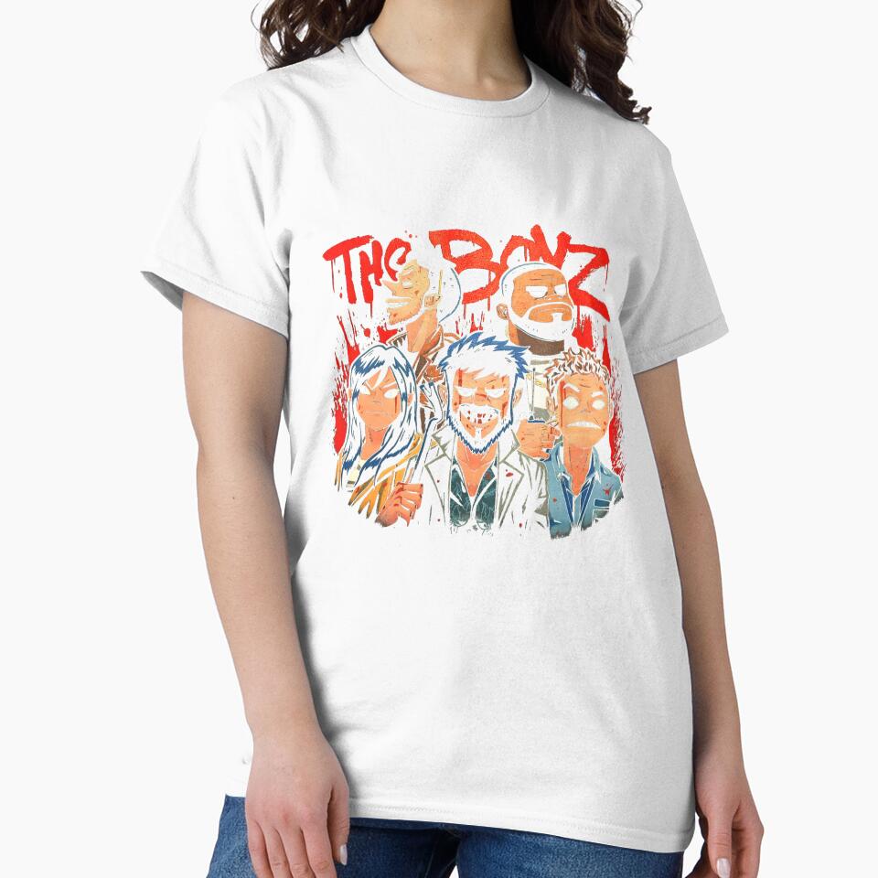The BOYS band by MangaCortaTees - Adult & Kids T-Shirts, Sweatshirts & Hoodies apparel design preview 2