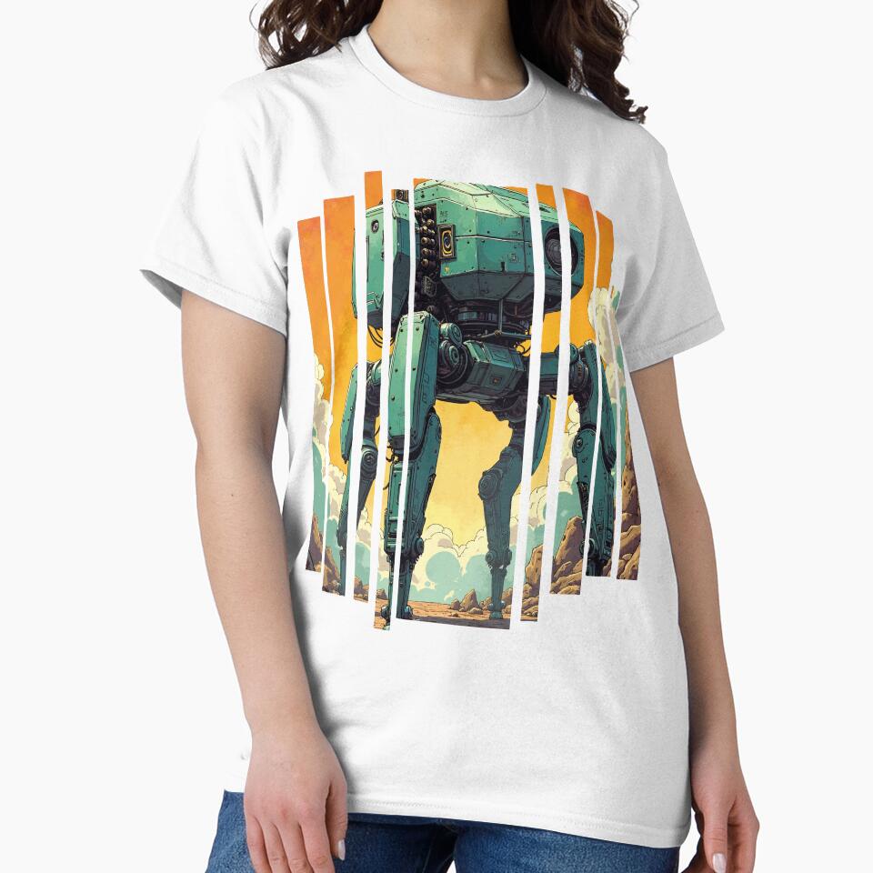 Multi-legged robot by Inklivion - Adult & Kids T-Shirts, Sweatshirts & Hoodies apparel design preview 2