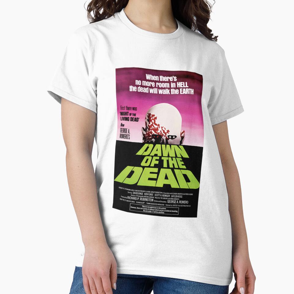 Dawns Of The Deads (1978) Georges A. Romero Classic - Adult & Kids T-Shirts, Sweatshirts & Hoodies apparel design preview 2
