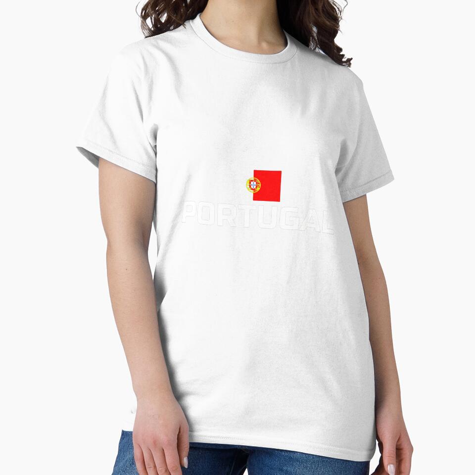 Portugal flag T-Shirt_83881667 by RKdrawings - Adult & Kids T-Shirts, Sweatshirts & Hoodies apparel design preview 2