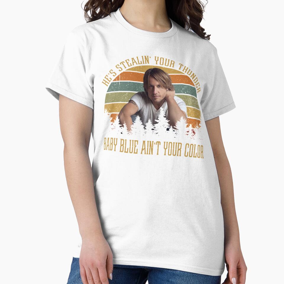 He_s-stealin_-your-thunder-Baby-blue-aint-your-color - Adult & Kids T-Shirts, Sweatshirts & Hoodies apparel design preview 2