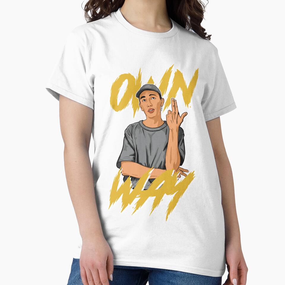 Own way illustration by ARTBYHALL - Adult & Kids T-Shirts, Sweatshirts & Hoodies apparel design preview 2