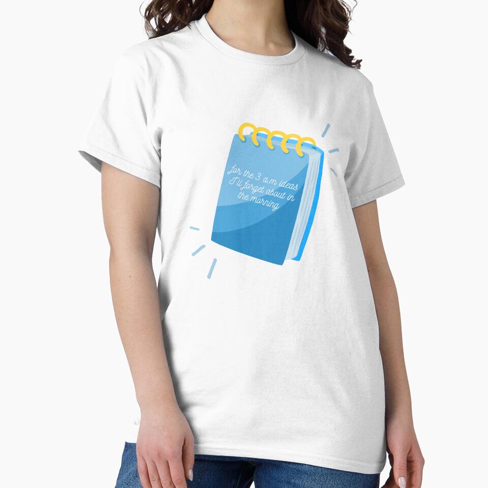 For the 3 a.m ideas I'll forget about in morning by - Adult & Kids T-Shirts, Sweatshirts & Hoodies apparel design preview 2