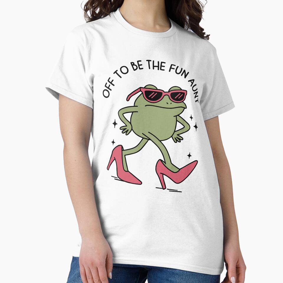 Off to Be the Fun Aunt Pregnancy Reveal Gift, Funny - Adult & Kids T-Shirts, Sweatshirts & Hoodies apparel design preview 2