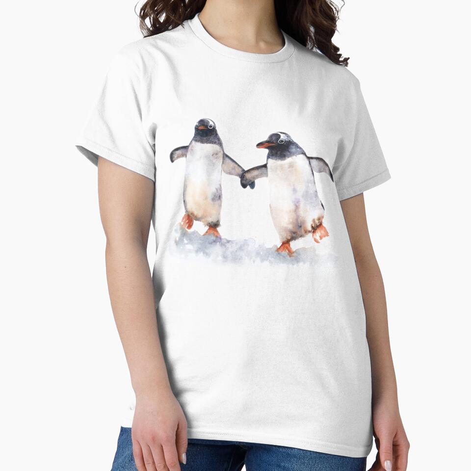 Penguin friends by MangaCortaTees - Adult & Kids T-Shirts, Sweatshirts & Hoodies apparel design preview 2