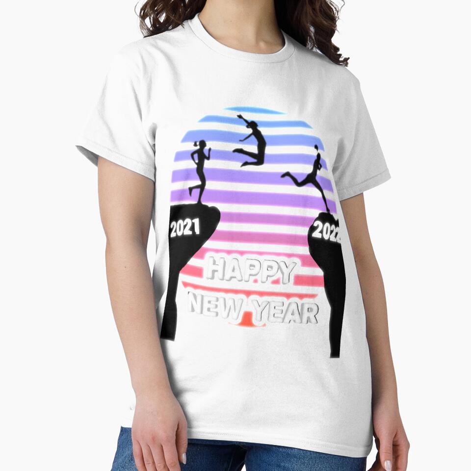 Merry Christmas Happy New Year 2022 Gifts by hoooot - Adult & Kids T-Shirts, Sweatshirts & Hoodies apparel design preview 2