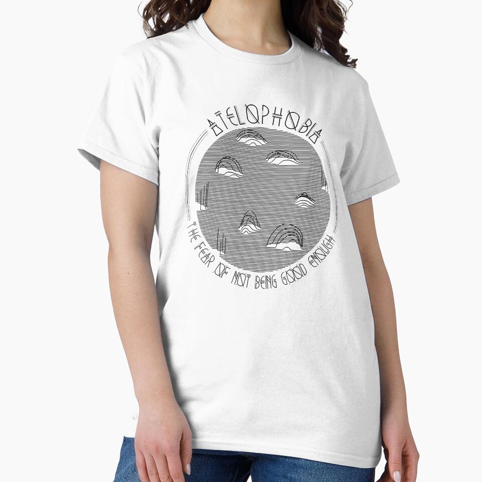 Atelophobia (the fear of not being good enough) by - Adult & Kids T-Shirts, Sweatshirts & Hoodies apparel design preview 2
