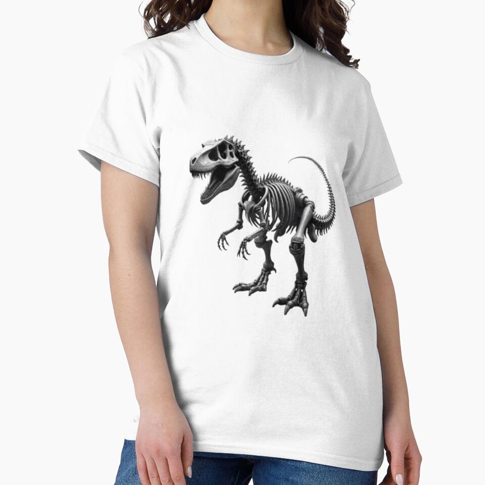 Trex squeleton4 by CanvaSnap - Adult & Kids T-Shirts, Sweatshirts & Hoodies apparel design preview 2