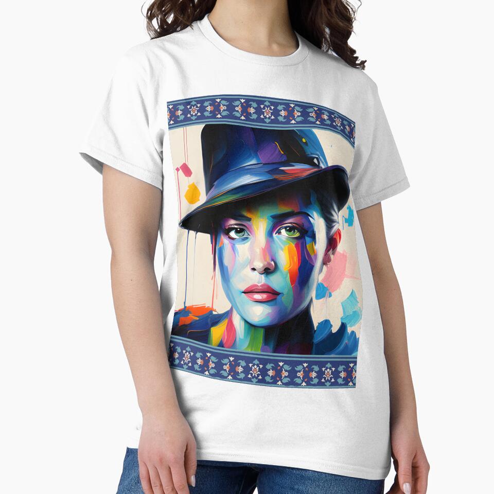 Stylish Woman by Art Intelligence - Adult & Kids T-Shirts, Sweatshirts & Hoodies apparel design preview 2