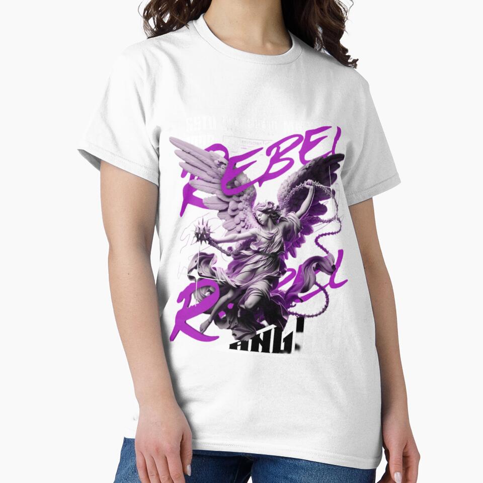 REBEL Angel Graphic by Fuziese - Adult & Kids T-Shirts, Sweatshirts & Hoodies apparel design preview 2