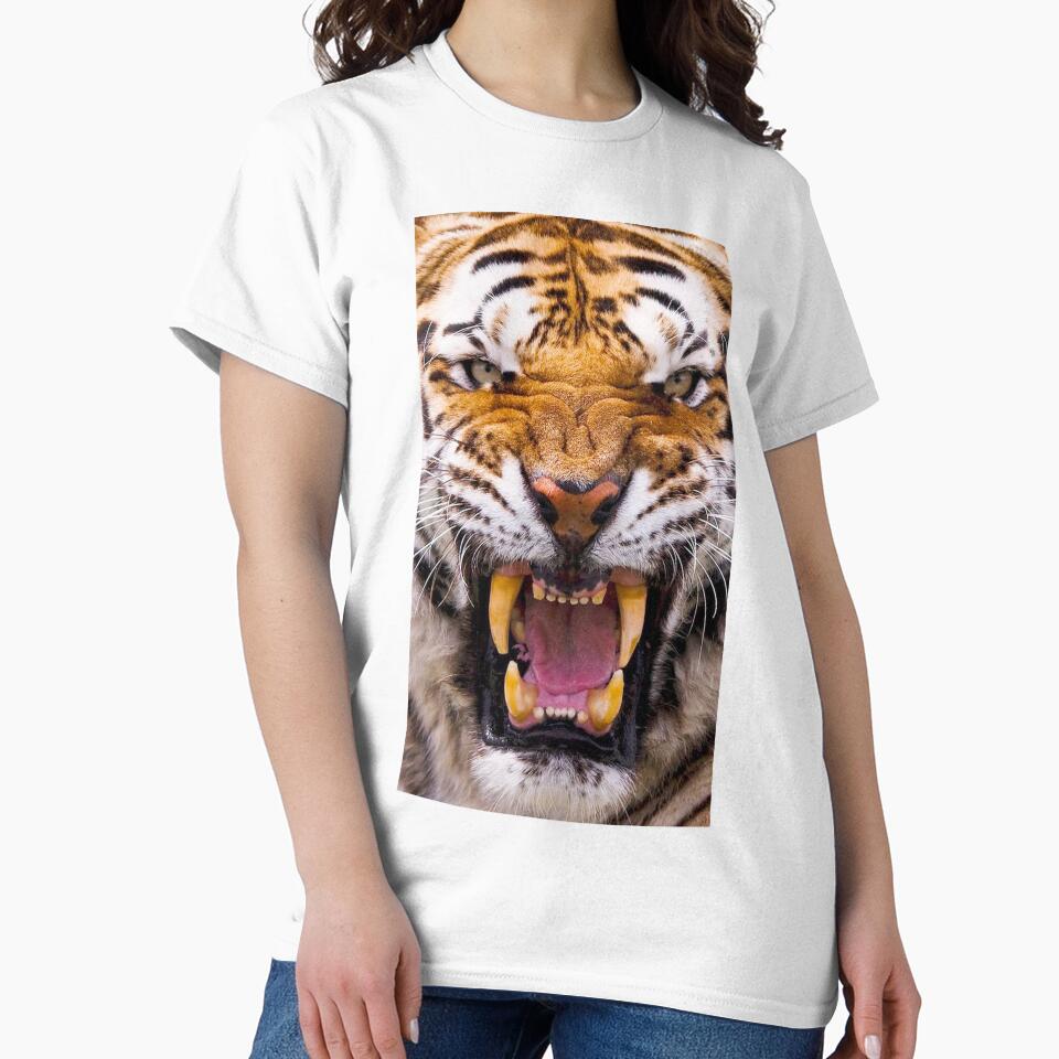 Tiger Head by Fairyjam - Adult & Kids T-Shirts, Sweatshirts & Hoodies apparel design preview 2